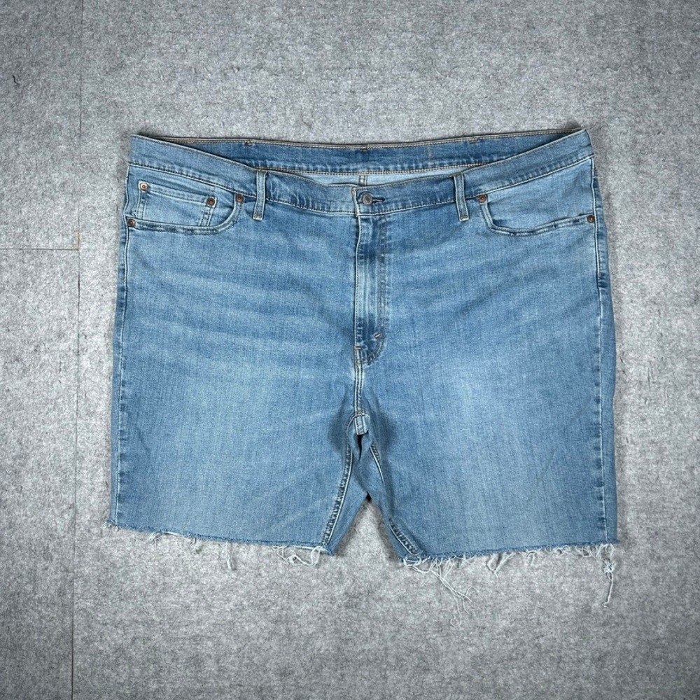 Levi denim shorts Mens W50 Blue 541 Athletic Taper Cut Off Casual Summer